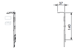 LOCKING BOLT VSO-DS TS C50