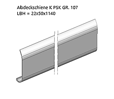 BTL.ABDECKS. K PSK160 GR.107 RAL9003 B1