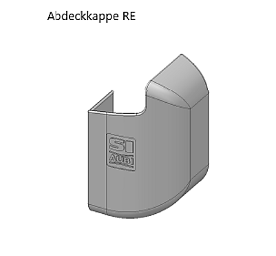 BTL.ABDECKS. K PSK160 GR.107 RAL9003 B1