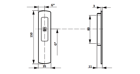 GRIFFM. SI-LINE LANG RAL8022 K10