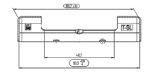 ABDECKKAPPE S RAL9016 K100