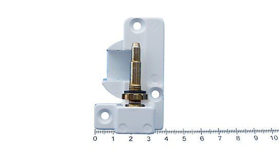 Ecklagerbock Signalweiss RAL 9003 rechts