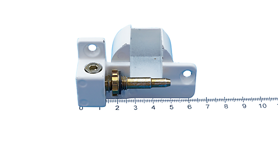 Ecklagerbock Signalweiss RAL 9003 rechts