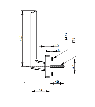 HEBEL SI-LINE HS150 ABS 40 RAL9003 K10