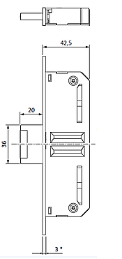 KFV ZUSATZSCHLOSS-SET AS2000/BS2200