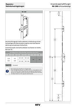 KFV RSG RB1300 F16/72-V