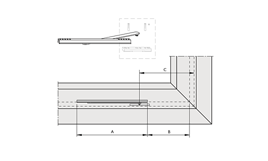 FRICTION STAY SZ 280/236.5 TS C25