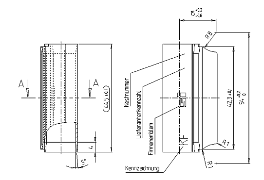 COVER CAP W KF EV1 C100