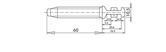 BOTTOM LOCKING BOLT E TS PC1