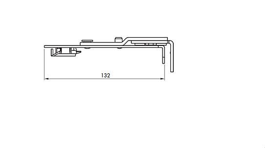 TURN ONLY HINGE C50