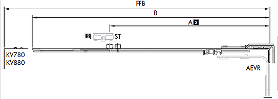 TURN ONLY HINGE C25